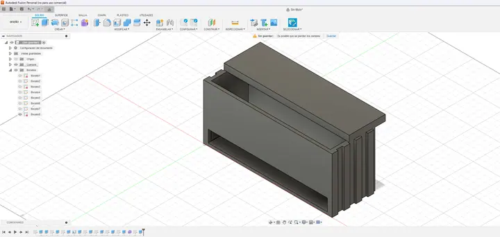 Monster modelo3D barra 2
