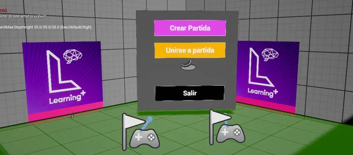 Futbolito VR lobby
