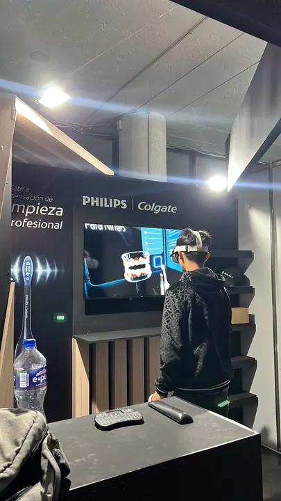 Philips Colgate stand